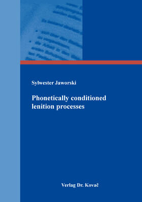Phonetically conditioned lenition processes