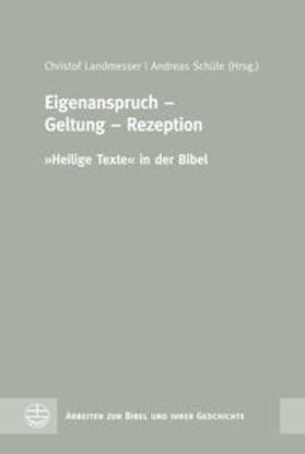 Eigenanspruch - Geltung - Rezeption