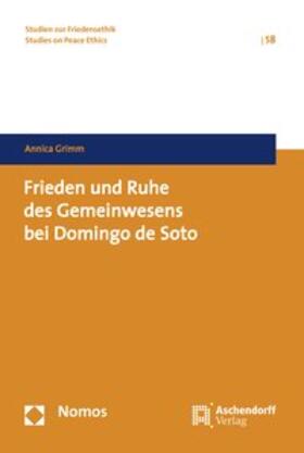 Grimm, A: Frieden und Ruhe des Gemeinwesens