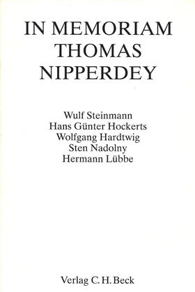 In Memoriam Thomas Nipperdey