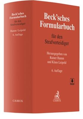 Beck'sches Formularbuch für den Strafverteidiger