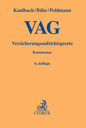 Versicherungsaufsichtsgesetz: VAG