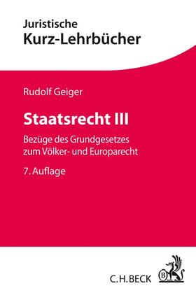 Staatsrecht III