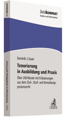 Tenorierung in Ausbildung und Praxis