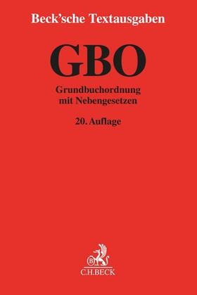 Grundbuchordnung: GBO