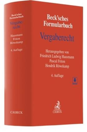 Beck'sches Formularbuch Vergaberecht