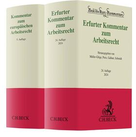 Erfurter Kommentar zum Arbeitsrecht (24. Auflage) und Kommentar zum europäischen Arbeitsrecht (5. Auflage) • Set 