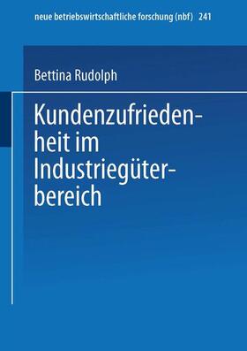 Kundenzufriedenheit im Industriegüterbereich