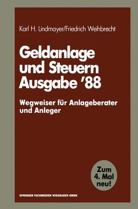 Geldanlage und Steuern ¿88