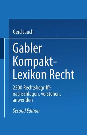 Gabler Kompakt Lexikon Recht