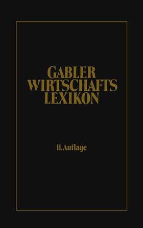 Gabler Wirtschafts Lexikon