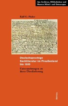 Deutschsprachige Sachliteratur im Preußenland bis 1500