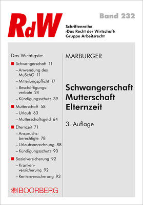 Schwangerschaft - Mutterschaft - Elternzeit