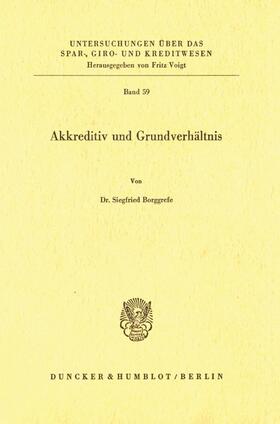 Akkreditiv und Grundverhältnis.