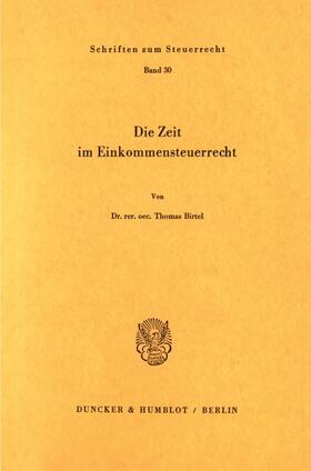 Die Zeit im Einkommensteuerrecht