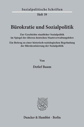 Bürokratie und Sozialpolitik.