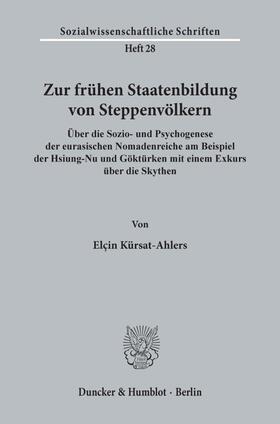 Zur frühen Staatenbildung von Steppenvölkern.