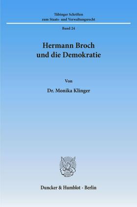 Hermann Broch und die Demokratie.