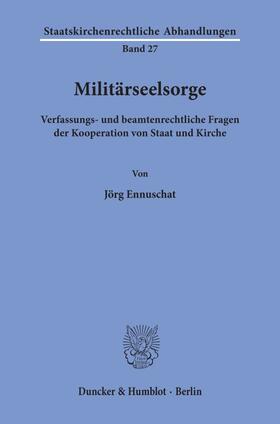 Militärseelsorge.