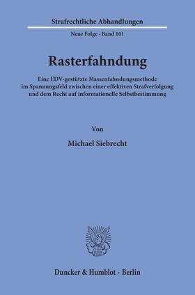 Rasterfahndung.