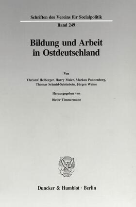 Bildung und Arbeit in Ostdeutschland