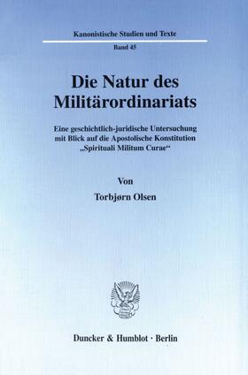 Die Natur des Militärordinariats.