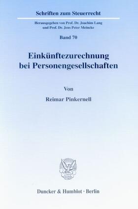 Einkünftezurechnung bei Personengesellschaften.