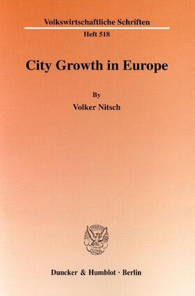 City Growth in Europe.
