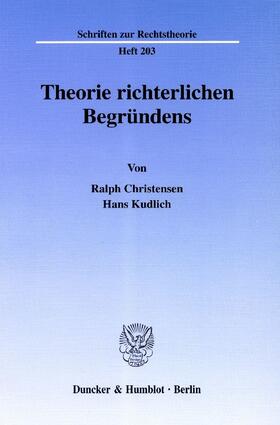 Theorie richterlichen Begründens.