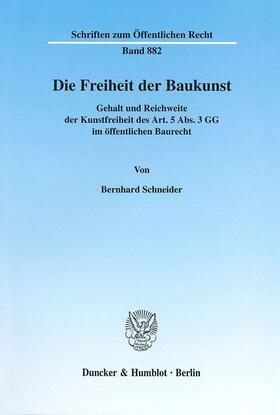 Die Freiheit der Baukunst