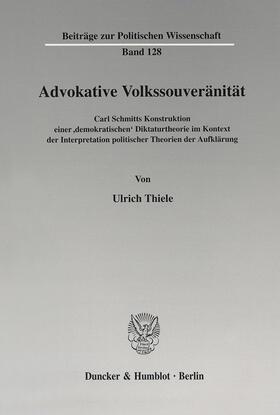 Advokative Volkssouveränität.