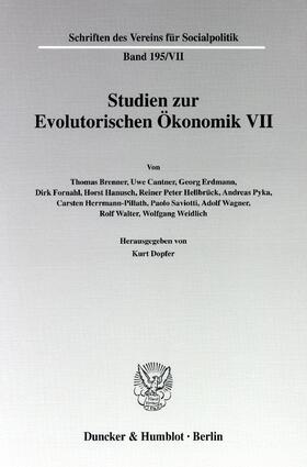 Studien zur Evolutorischen Ökonomik / Evolutorische Ökonomik - Methodologische, ökonometrische und mathematische Grundlagen