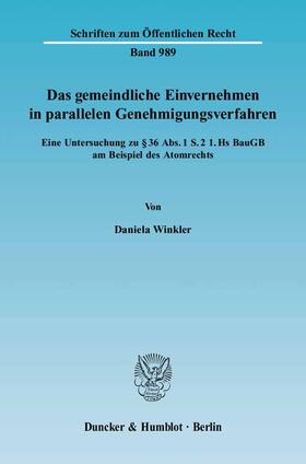 Das gemeindliche Einvernehmen in parallelen Genehmigungsverfahren