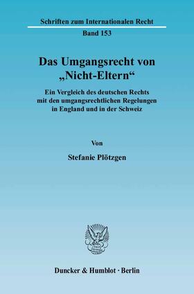 Das Umgangsrecht von "Nicht-Eltern"