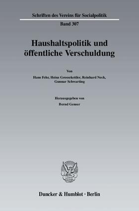 Haushaltspolitik und öffentliche Verschuldung