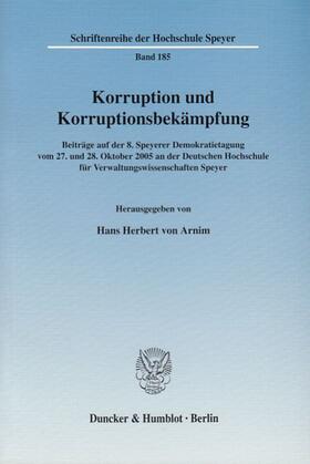 Korruption und Korruptionsbekämpfung