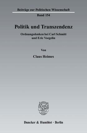 Politik und Transzendenz