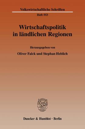 Wirtschaftspolitik in ländlichen Regionen