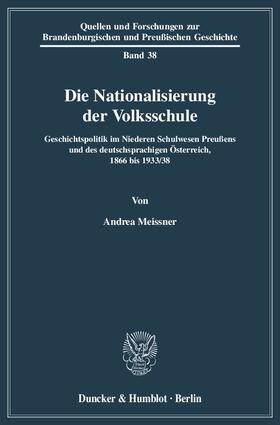 Die Nationalisierung der Volksschule