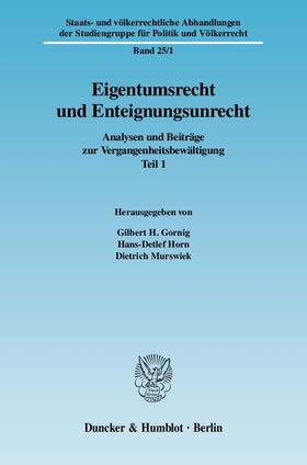 Eigentumsrecht und Enteignungsunrecht