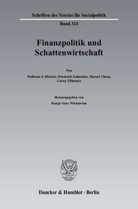 Finanzpolitik und Schattenwirtschaft