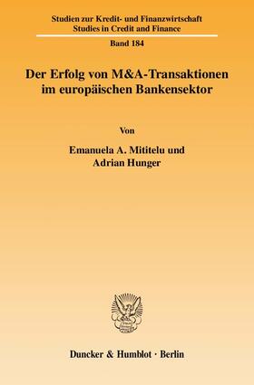 Der Erfolg von M&A-Transaktionen im europäischen Bankensektor