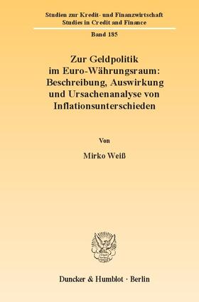 Zur Geldpolitik im Euro-Währungsraum: Beschreibung, Auswirkung und Ursachenanalyse von Inflationsunterschieden