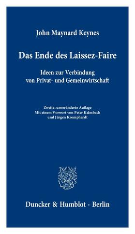 Das Ende des Laissez-Faire