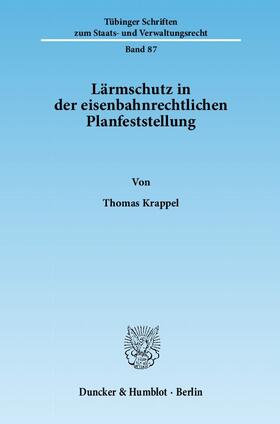 Lärmschutz in der eisenbahnrechtlichen Planfeststellung