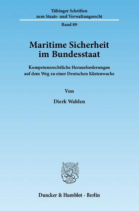 Maritime Sicherheit im Bundesstaat