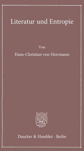 Herrmann, H: Literatur und Entropie