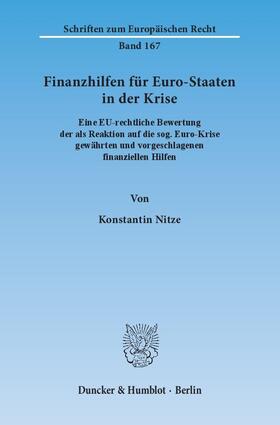 Finanzhilfen für Euro-Staaten in der Krise