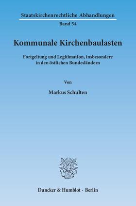 Kommunale Kirchenbaulasten