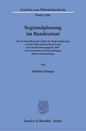 Regionalplanung im Bundesstaat